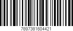 Código de barras (EAN, GTIN, SKU, ISBN): '7897381604421'