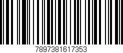 Código de barras (EAN, GTIN, SKU, ISBN): '7897381617353'
