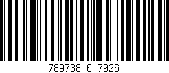 Código de barras (EAN, GTIN, SKU, ISBN): '7897381617926'