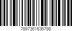 Código de barras (EAN, GTIN, SKU, ISBN): '7897381636798'