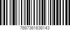 Código de barras (EAN, GTIN, SKU, ISBN): '7897381638143'