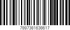 Código de barras (EAN, GTIN, SKU, ISBN): '7897381638617'