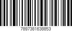 Código de barras (EAN, GTIN, SKU, ISBN): '7897381638853'
