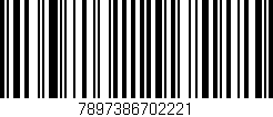 Código de barras (EAN, GTIN, SKU, ISBN): '7897386702221'