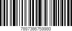 Código de barras (EAN, GTIN, SKU, ISBN): '7897386759980'