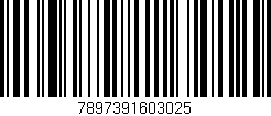 Código de barras (EAN, GTIN, SKU, ISBN): '7897391603025'