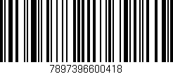 Código de barras (EAN, GTIN, SKU, ISBN): '7897396600418'