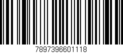 Código de barras (EAN, GTIN, SKU, ISBN): '7897396601118'