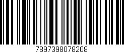Código de barras (EAN, GTIN, SKU, ISBN): '7897398078208'