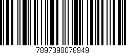 Código de barras (EAN, GTIN, SKU, ISBN): '7897398078949'