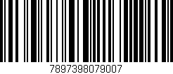 Código de barras (EAN, GTIN, SKU, ISBN): '7897398079007'