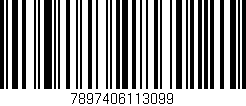 Código de barras (EAN, GTIN, SKU, ISBN): '7897406113099'