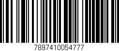 Código de barras (EAN, GTIN, SKU, ISBN): '7897410054777'