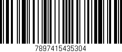 Código de barras (EAN, GTIN, SKU, ISBN): '7897415435304'