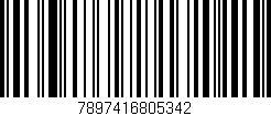 Código de barras (EAN, GTIN, SKU, ISBN): '7897416805342'