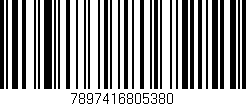 Código de barras (EAN, GTIN, SKU, ISBN): '7897416805380'