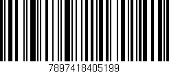 Código de barras (EAN, GTIN, SKU, ISBN): '7897418405199'