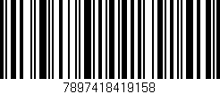 Código de barras (EAN, GTIN, SKU, ISBN): '7897418419158'