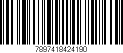 Código de barras (EAN, GTIN, SKU, ISBN): '7897418424190'