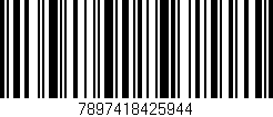 Código de barras (EAN, GTIN, SKU, ISBN): '7897418425944'