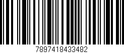 Código de barras (EAN, GTIN, SKU, ISBN): '7897418433482'