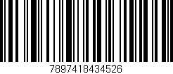Código de barras (EAN, GTIN, SKU, ISBN): '7897418434526'