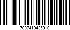Código de barras (EAN, GTIN, SKU, ISBN): '7897418435318'