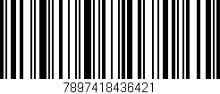 Código de barras (EAN, GTIN, SKU, ISBN): '7897418436421'
