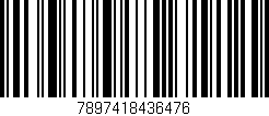 Código de barras (EAN, GTIN, SKU, ISBN): '7897418436476'