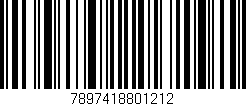 Código de barras (EAN, GTIN, SKU, ISBN): '7897418801212'