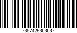 Código de barras (EAN, GTIN, SKU, ISBN): '7897425803087'