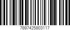 Código de barras (EAN, GTIN, SKU, ISBN): '7897425803117'