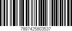 Código de barras (EAN, GTIN, SKU, ISBN): '7897425803537'