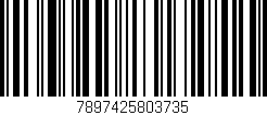 Código de barras (EAN, GTIN, SKU, ISBN): '7897425803735'