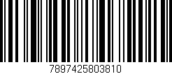 Código de barras (EAN, GTIN, SKU, ISBN): '7897425803810'