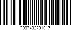 Código de barras (EAN, GTIN, SKU, ISBN): '7897432701017'
