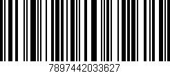 Código de barras (EAN, GTIN, SKU, ISBN): '7897442033627'