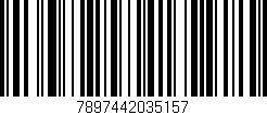 Código de barras (EAN, GTIN, SKU, ISBN): '7897442035157'