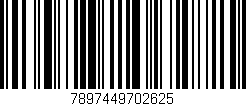 Código de barras (EAN, GTIN, SKU, ISBN): '7897449702625'