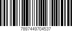 Código de barras (EAN, GTIN, SKU, ISBN): '7897449704537'