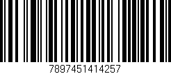 Código de barras (EAN, GTIN, SKU, ISBN): '7897451414257'