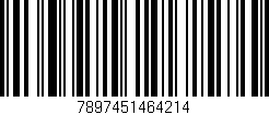 Código de barras (EAN, GTIN, SKU, ISBN): '7897451464214'
