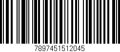 Código de barras (EAN, GTIN, SKU, ISBN): '7897451512045'