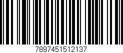 Código de barras (EAN, GTIN, SKU, ISBN): '7897451512137'