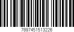 Código de barras (EAN, GTIN, SKU, ISBN): '7897451513226'