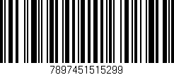 Código de barras (EAN, GTIN, SKU, ISBN): '7897451515299'