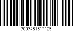 Código de barras (EAN, GTIN, SKU, ISBN): '7897451517125'