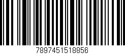 Código de barras (EAN, GTIN, SKU, ISBN): '7897451518856'