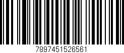 Código de barras (EAN, GTIN, SKU, ISBN): '7897451526561'