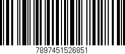 Código de barras (EAN, GTIN, SKU, ISBN): '7897451526851'